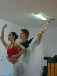 Nanny Alves y Gergely Csuja. Foto de Renato Galamba. La Habana Cuba 2008