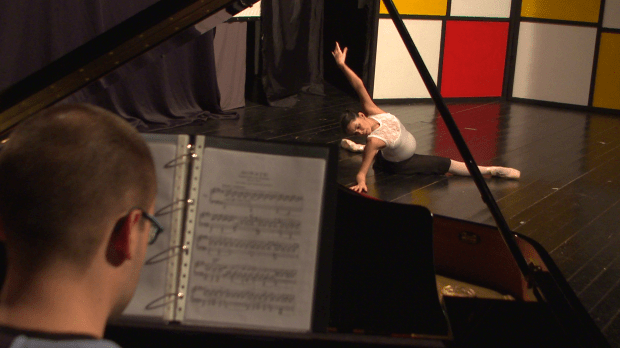 Ensayo "LLuna plena de vida" Nanny Alves y Vicent Erades. Foto: Jose Gayá 2014.