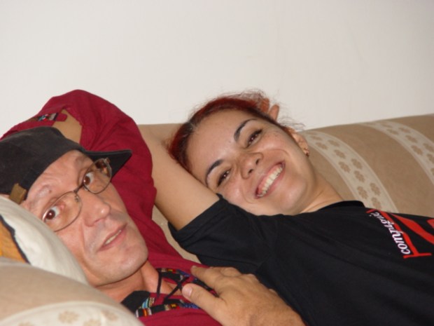 Nanny Alves y Antonio Gaspar intervalo de ensayo RJ. Foto: Etevaldo Jr 2003