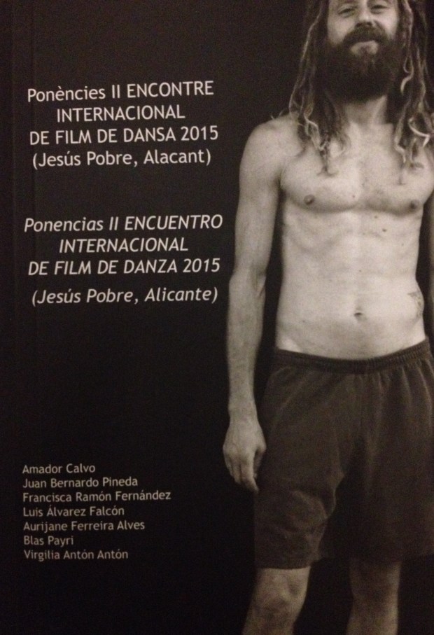 Libro de las ponencias del Film de Dansa 2015, Jesús Pobre (Alicante)